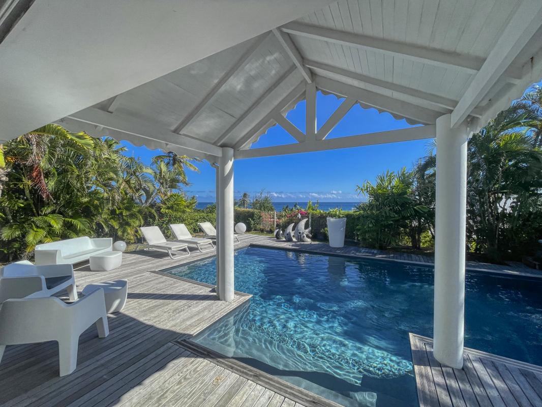 43.Location villa piscine Saint François Guadeloupe_Ensemble vue mer